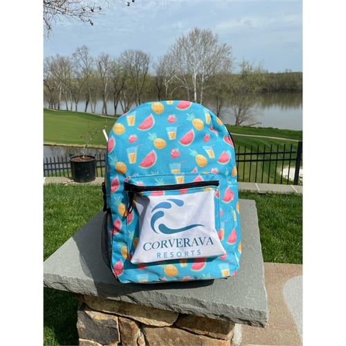 Custom all outlet over print backpack