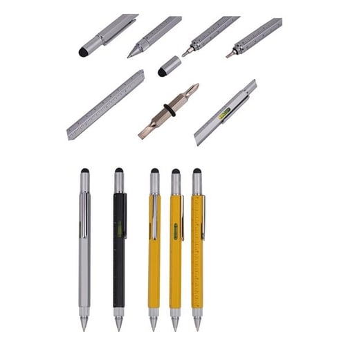 6-In-1 Multi Tool Ruler Pen