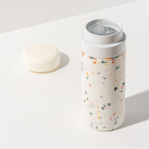 Porter Insulated Ceramic 16 oz Bottle - Terrazzo Cream - W&P