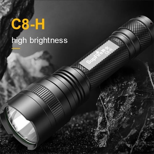 LED Flashlight Extremely Bright, Waterproof, USB-C Powered