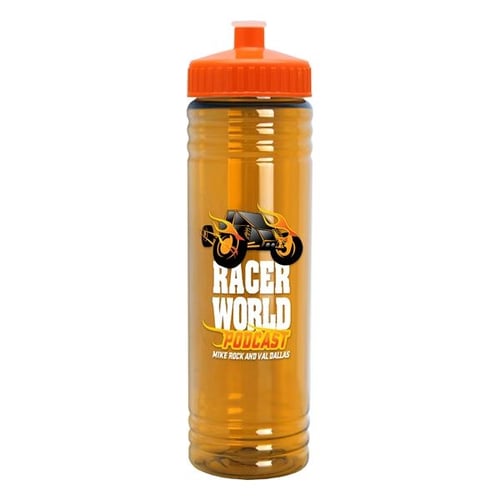 24 Oz Slim Fit Water Bottle With Push-Pull Lid with your logo