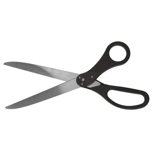 30-Inch Ribbon Cutting Scissors - Black