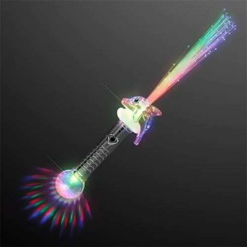 Clear Handle Fiber Optic Wand