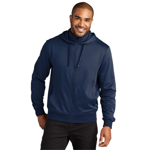 Port Authority Smooth Fleece Hooded Jacket