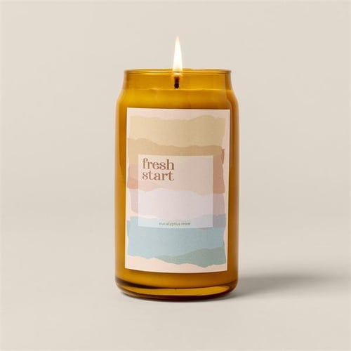 Can Glass Candle - Label