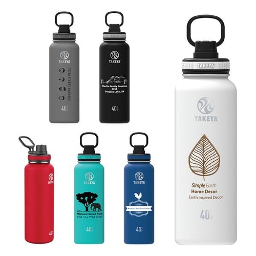 Water Bottles Insulated 40oz, INSPI Water Bottle With Straw Lid