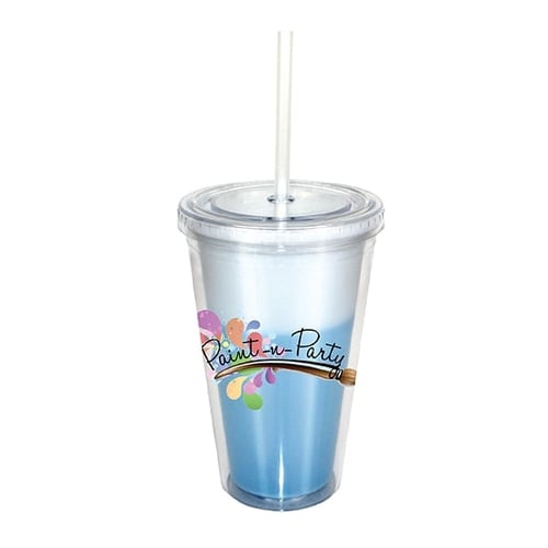 16 oz. Victory Acrylic Tumbler with Straw Lid