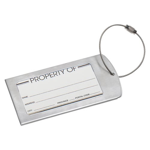 Metal Luggage Tag  EverythingBranded USA