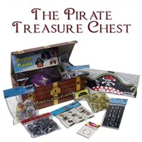 US Toy US Toy Dozen Mini Pirate Gold Treasure Chests