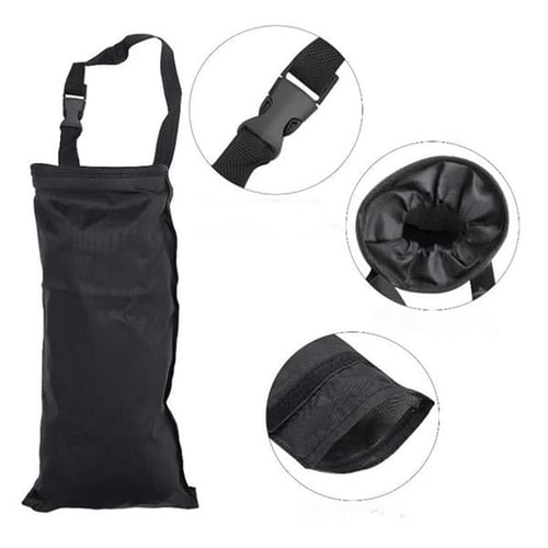 Yogi Prime Black Car Trash Can Garbage Bag for Your Auto with Back Seat Hangings