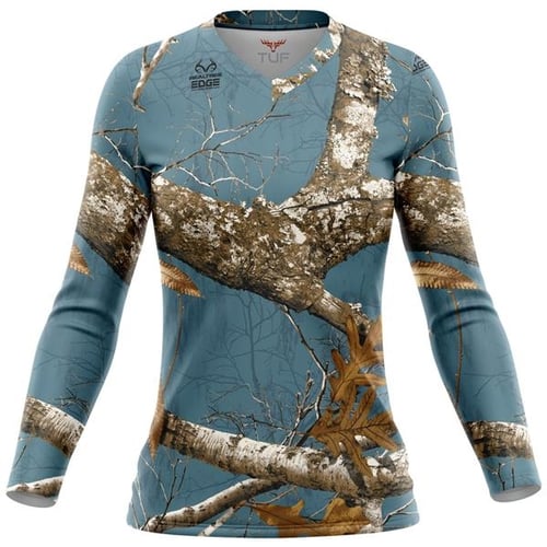 TUFgear™ Realtree® Hunting Women Long Sleeve V-Neck T-Shirt