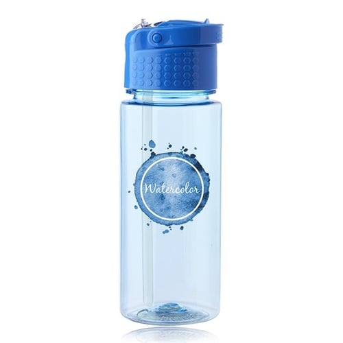 Colorful SS Water Bottle With Pill Holder 01054A - Everich