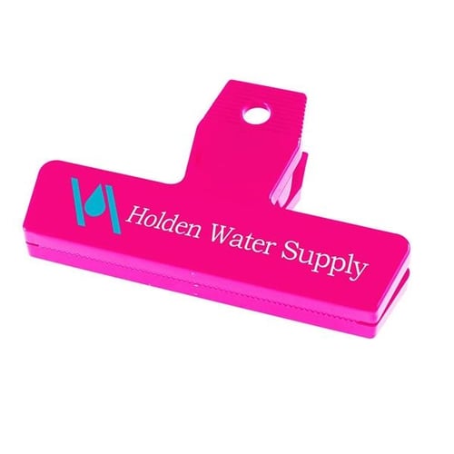 4 Inch Promotional Logo Bag Clips - Chip Clips Holders