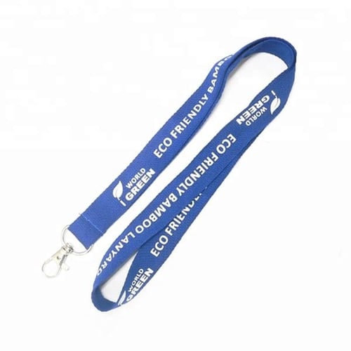 Affordable 1 Inch Recycled PET Lanyards ID Badge Holder