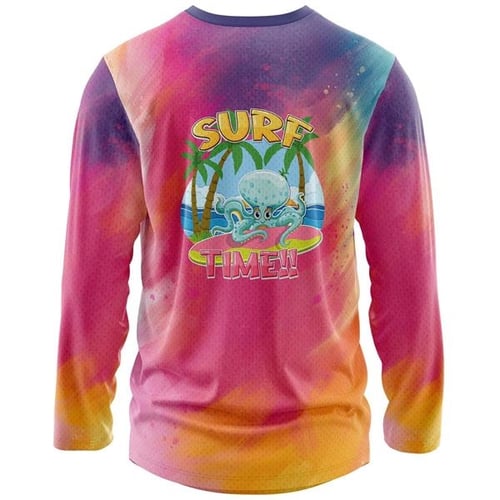 Youth 160 GSM Birdseye Mesh Sublimation Long Sleeve T-Shirt