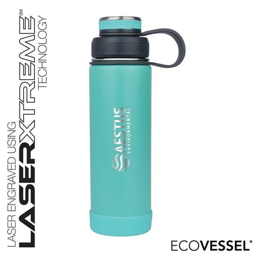 The Boulder - Insulated water bottle with strainer (24 oz) – River