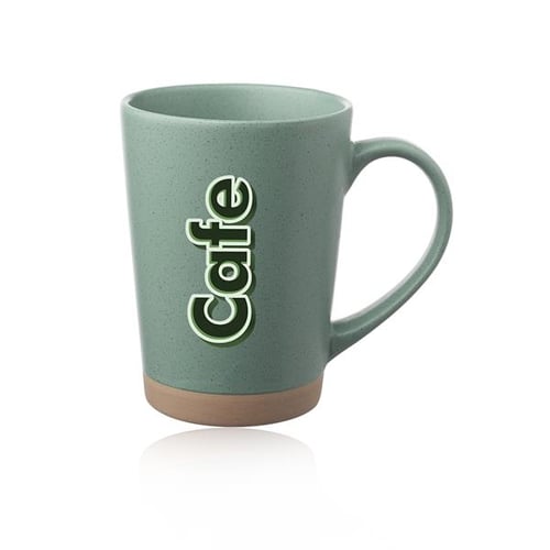 Personalized 13.5 oz. Aurora Speckled Clay Coffee Mugs