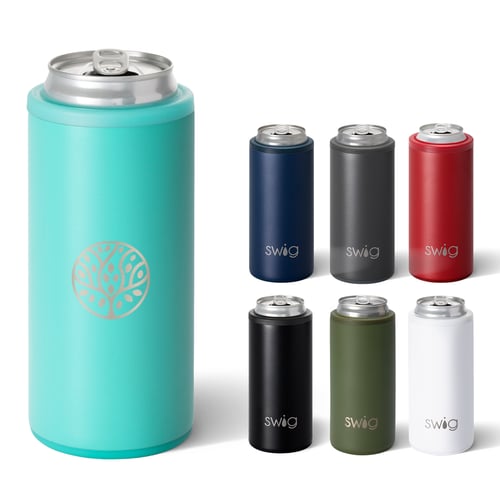  Swig Life Skinny Can Cooler, Stainless Steel