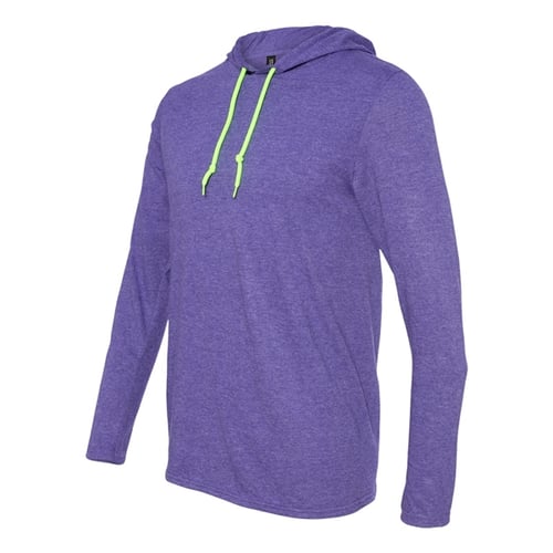 Gildan Softstyle® Lightweight Hooded Long Sleeve T-Shirt