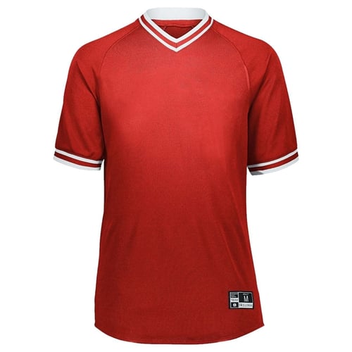 Holloway Youth Retro V-Neck Baseball Jersey