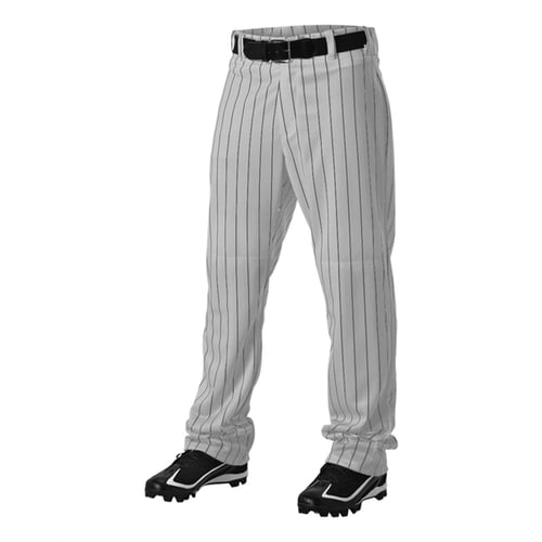 Boys Baseball Pants Grey With Black Pinstripe Pants Boys 1st 