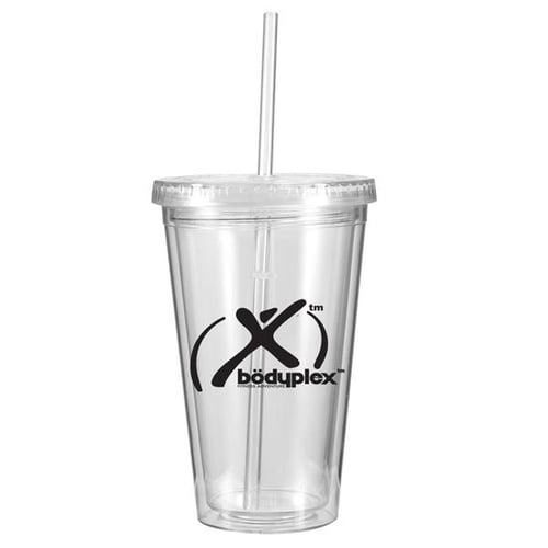 16 oz. Victory Acrylic Tumbler with Straw Lid