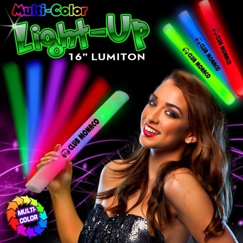 Foam LED Glow Sticks - Multi Colored