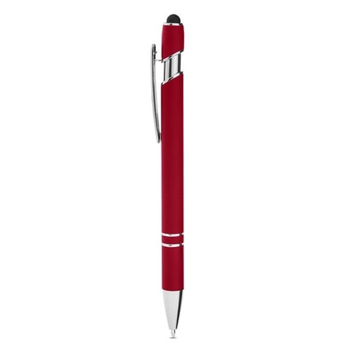 Rubberized Aluminum Click Stylus Pen | EverythingBranded USA