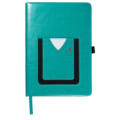 Medical Theme Journal Book With Cell Phone Pocket