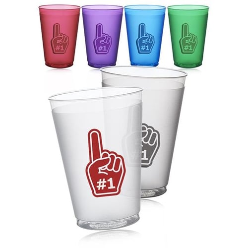 Custom Printed Cups | 12 oz. Frosted Plastic Cup