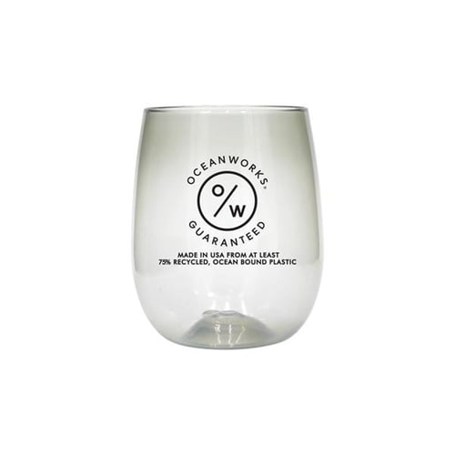 Recycled Stemless Wine Glass