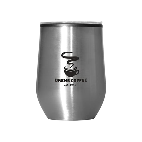 Custom Budget Stemless Wine Tumblers with Lid (12 Oz.), Drinkware &  Barware