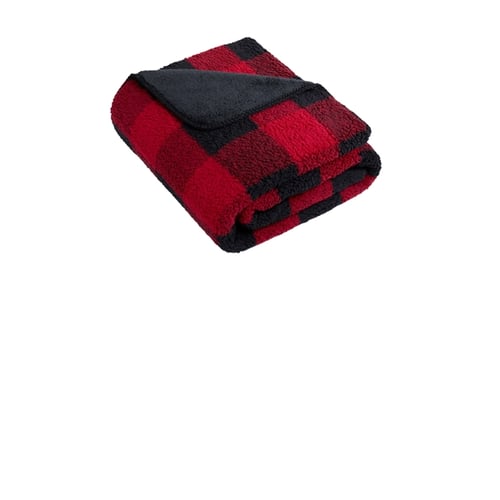 Port Authority Double Sided Sherpa Plush Blanket