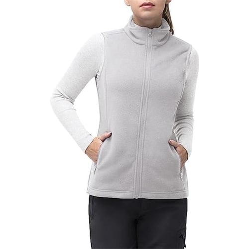 Women`s Recycled Full Zip Fleece Vest W/ Wrinkle Resistance