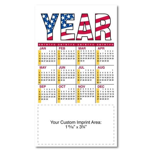 4x7 Custom Calendar Picture Frame Shape Magnets 20 Mil