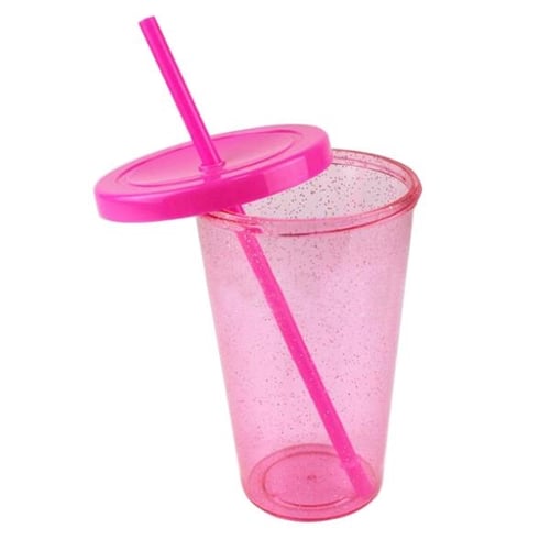 personalised plastic tumbler with straw - Custom Promotional Gift Shop