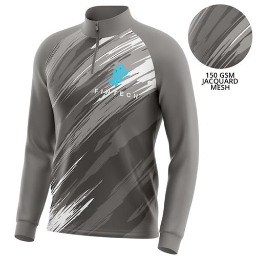 Black Unisex Long Sleeve Mesh Shirt