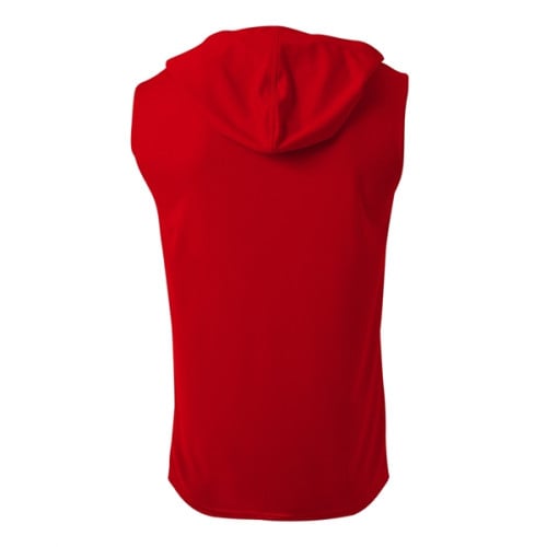 Sleeveless hooded t shirt mens hot sale