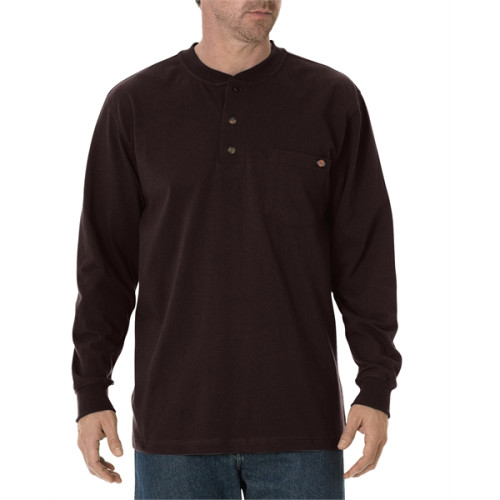 Dickies Men's Long-Sleeve Heavyweight Henley