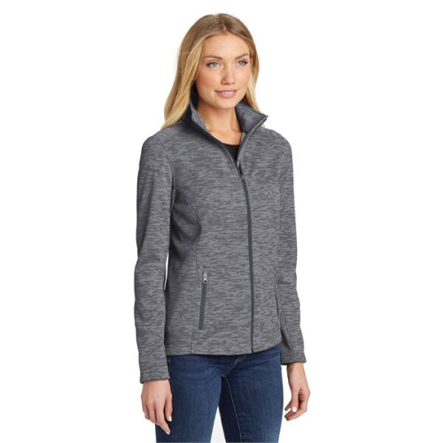 Port authority ladies shop digi stripe fleece jacket