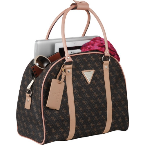 Guess logo cheap affair luggage