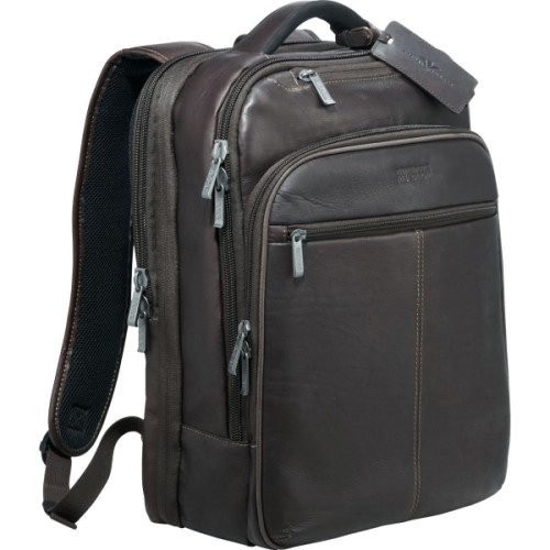 reaction kenneth cole leather backpack