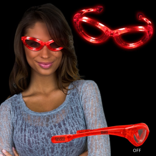 Red deals led sunglasses