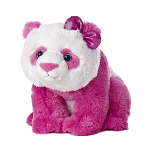 Pink store panda toy