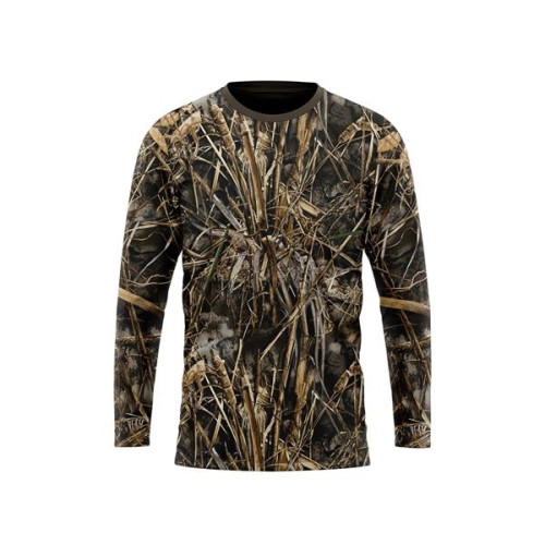 Promotional Customized TUFGear Realtree Men's Hunting Long Sleeve Camouflage T-Shirt