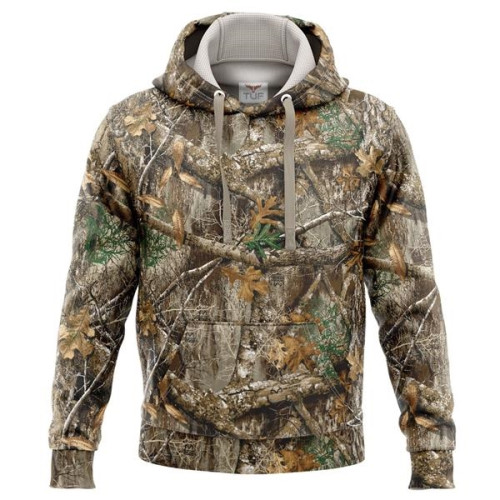 Men's camo hot sale pullover hoodie