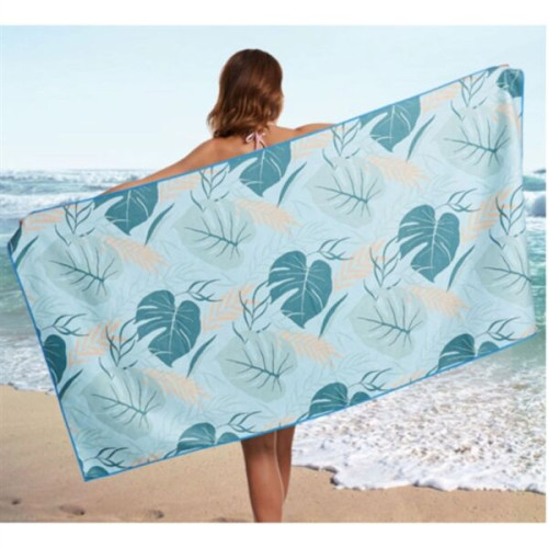 Sublimated Sand Proof Waffle Microfiber Beach Towel | EverythingBranded USA