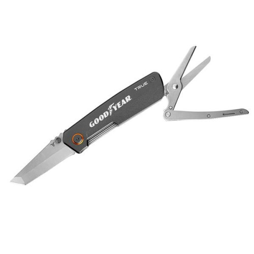 True Utility Dual Cutter 2 in 1 Pocket Knife and Scissors