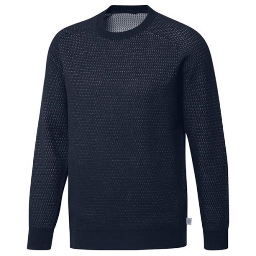 Adidas Ultimate365 Tour Flat Knit Pullover Crewneck