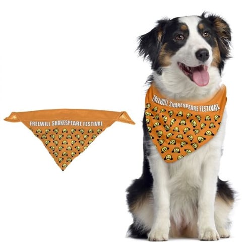 Pet bandanas with deals logo